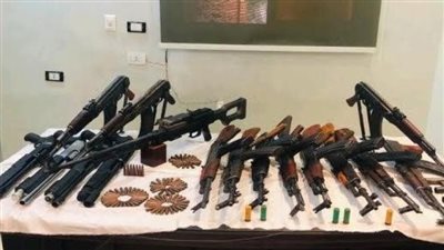ضبط 386 قضية مخدرات و204 قطع سلاح خلال 24 ساعة