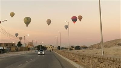 71 رحلة بالون طائر تزين سماء الأقصر تقل 1700 سائح