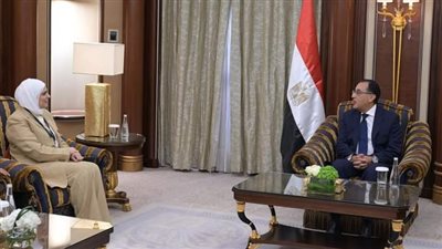 رئيس الوزراء يستقبل وزيرة المالية الكويتية لبحث ملفات التعاون المشترك