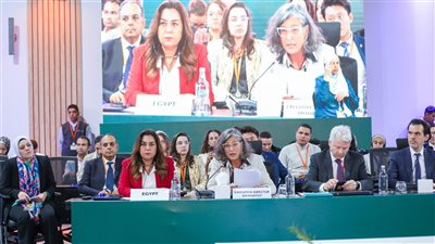 وزيرة التنمية المحلية تشارك في المائدة الوزارية المستديرة بعنوان 