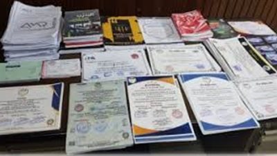 سقوط عصابة تزوير المحررات الرسمية بأسبوط