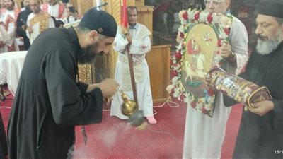 كنيسة  الشهيد مارجرجس بالسويس تحتفل بعيد شفيعها