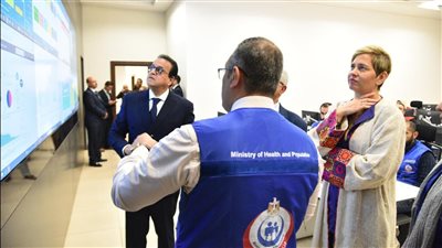 ووزير الصحة يستقبل السيدة الأولى بجمهورية كولومبيا