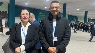 وزيرة البيئة تلتقى المغامر المصري على عبده بباكو على هامش مشاركتها فى الشق الرئاسى لقمة المناخ Cop29