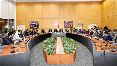 وزراء الإسكان والتنمية المحلية والشئون النيابية ومحافظ بورسعيد يبحثون مقترحات تنفيذ مشروعات سكنية لأهالي المحافظة