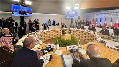 وزير الخارجية والهجرة يشارك في اجتماع وزراء خارجية مجموعة الدول السبع G7