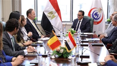 وزير الصحة يستقبل سفير دولة بلجيكا لدى مصر لبحث اوجه التعاون المشترك في القطاع الصحي