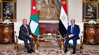 الرئيس السيسي يستقبل العاهل الأردني ويعقدان جلسة مباحثات مشتركة