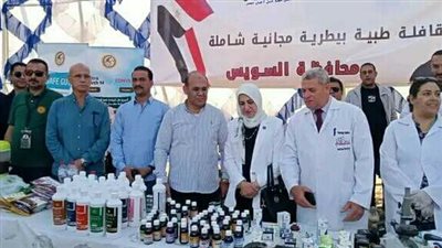 بسيب القافلة الطبية البيطرية المجانية.. أهالي كبريت بالسويس يوجهون الشكر للرئيس ولـ