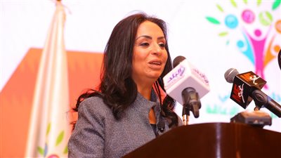 مايا مرسي تشهد مؤتمر 