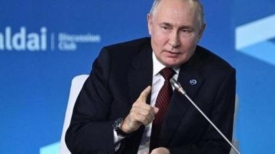 بوتين: عدوان الفصائل المسلحة فى شمال سوريا يهدف إلى تقويض سيادة الدولة