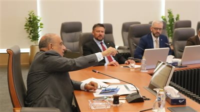 وزير الكهرباء يجتمع ونائب رئيس شركة 