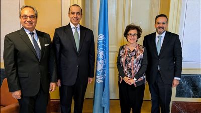 وزير الشئون النيابية والقانونية يلتقي بنائب المفوض السامي لحقوق الإنسان في مقر المفوضية في جنيف