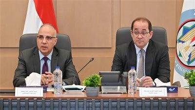 وزير الموارد المائية ووزير المالية يبحثان التنسيق المشترك بين الوزارتين فى العديد من الملفات