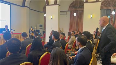 وزير الخارجية والهجرة يلتقي برموز الجالية المصرية في الصين