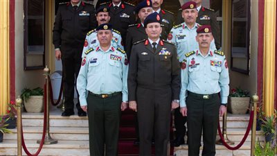 جهاز الرياضة للقوات المسلحة يستقبل وفد عسكرى أردنى