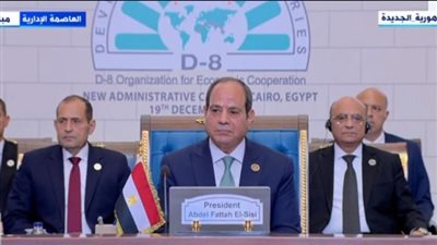 نص كلمة الرئيس السيسي في قمة الدول الثماني النامية للتعاون الاقتصادي 