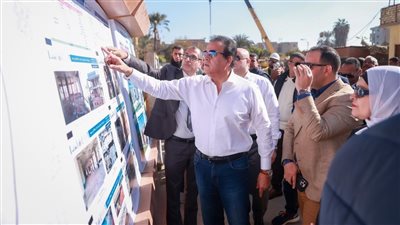 وزير الصحة يتفقد مشروع إنشاء مستشفى ناصر العام بمحافظة بني سويف