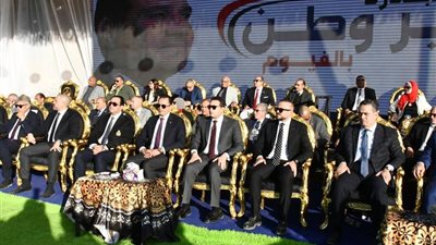 نائب محافظ الفيوم ونائب رئيس حزب مستقبل وطن يشهدان احتفالية 