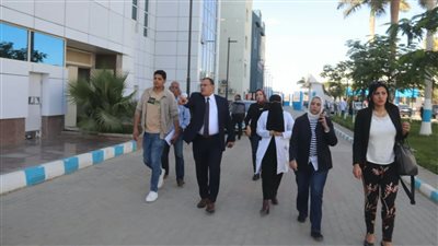 مدير الرعاية الصحية بالسويس يتفقد مستشفي الجراحات الدقيقية إستعداداً لتشغيلها لخدمة المرضي