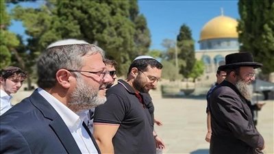 إدانات عربية لعملية اقتحام وزير إسرائيلي باحة المسجد الأقصى.. تفاصيل