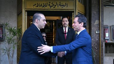 وزير الشئون النيابية والقانونية والتواصل السياسي يلتقي رئيس الهيئة الوطنية للإعلام