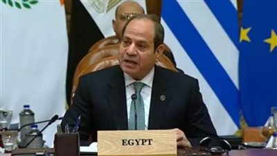 الرئيس السيسى يحذر من خطورة استمرار أو تصعيد الصراع فى المنطقة