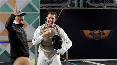 محمد حمزة يتأهل لدور الـ32 بكأس العالم لسلاح الشيش