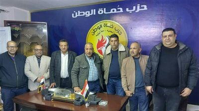 حماة الوطن بالسويس يستقبل كوادر جديدة قررت الإنضمام للحزب
