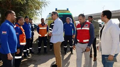 محافظ السويس يتابع خطة عمل مرفق الإسعاف الطبي