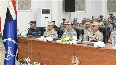 الفريق أحمد خليفة يشهد تنفيذ المرحلة الرئيسية لمشروع مراكز القيادة التعبوى لأحد تشكيلات القوات الجوية وقوات الدفاع الجوى