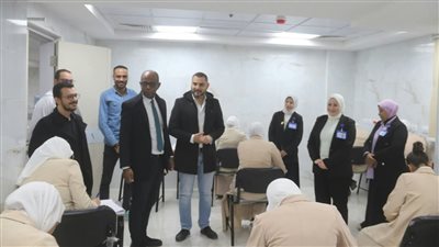 مدير الرعاية الصحة بالسويس يتابع إمتحانات الفصل الدراسي الأول بالرعاية الفنية للتمريض