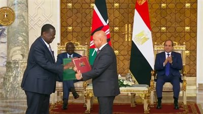 بحضور الرئيس السيسي.. مذكرة تفاهم بين هيئة ميناء الإسكندرية والموانئ بكينيا