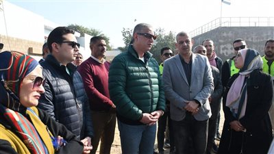 محافظ الفيوم يتفقد أعمال توسعات محطة تنقية مياه الشرب الجديدة بقحافة والمرحلة الثالثة لمجمع محطات العزب