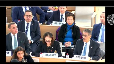 وزارة العمل تشارك مع الوفد المصري الرسمي في الاستعراض الدوري الشامل لحقوق الانسان بجنيف