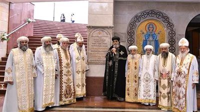 أسقف السويس يشارك فى تدشين كنيسة العذراء ومار جرجس بمدينتى