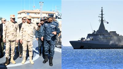  وزير الدفاع والإنتاج الحربى يتفقد قاعدة البحر الأحمر البحرية ويلتقى بعدد من المقاتلين 