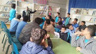 الإهتمام بالبيئة والمحافظة عليها محاضرة بمدرسة انس بن مالك بالسويس