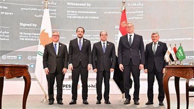 معرض مصر الدولي للطاقة.. الرئيس السيسي يستقبل نظيره القبرصي على هامش 