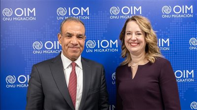  وزير الخارجية والهجرة يلتقي بمُدير عام المُنظمة الدولية للهجرة