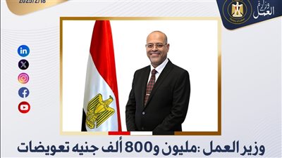 وزير العمل :مليون و800 ألف جنيه تعويضات لأسر 9 من العمالة غير المنتظمة ضحايا حادث بالمنيا