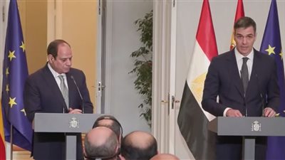 رئيس وزراء إسبانيا للرئيس السيسى: سندعم كل ما يصدر عن القمة العربية بمصر