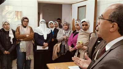 منظمة الصحة العالمية تتفقد أعمال عيادة الجزام بمستشفى السويس