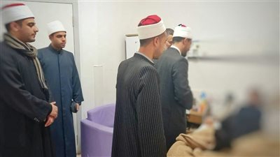 قافلة المواساة والرحمة بأوقاف السويس  تزورالمرضى بالمجمع الطبي