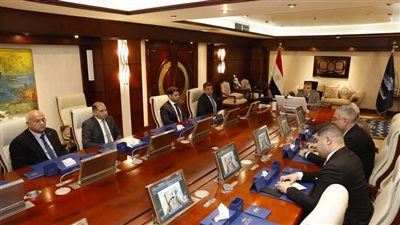 ربيع يبحث تأثير تطورات الأوضاع في منطقة البحر الأحمر مع الرئيس التنفيذي للخط الملاحي MSC