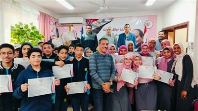 مستقبل وطن بالسويس يواصل إعلان المدارس الفائزة في مسابقة أوائل الطلبة 