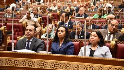  فوزي يحضر جلسة مجلس الشيوخ لمناقشة طلبي مناقشة بشأن برامج الحماية الاجتماعية