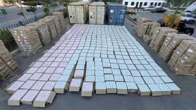 الداخلية تضبط شحنة مخدرات بقيمة 1.2 مليار جنيه قبل العيد