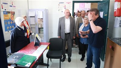 وزير الصحة يتفقد نقطة إسعاف سريع مغاغة ووحدة مركز طب أسرة مغاغة بمحافظة المنيا