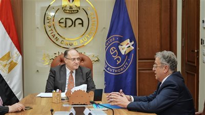 رئيس هيئة الدواء يجتمع مع رئيس شركة فيتابيوتكس مصر لبحث سبل التوسع في الصناعات الدوائية الحيوية